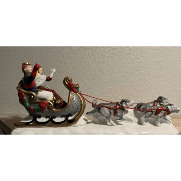 Dept 56 Original Snow Village‎ Snow Carnival King Queen 54869 with BOX - Picture 3 of 4